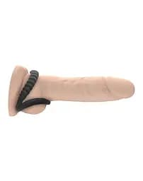 Подвійне ерекційне кільце Dorcel Dual Ring 5.7 см чорний - мініатюра 8