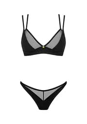 Сексуальний комплект Obsessive Nesari XL/2XL чорний - мініатюра 6