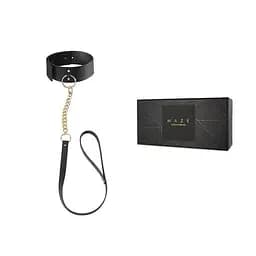 Чокер Bijoux Indiscrets MA - Wide Chocker Black - мініатюра 2