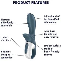 Анальний вібратор Satisfyer Air Pump Booty 2 - мініатюра 4