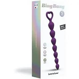 Анальний ланцюжок Love To Love Bing Bang S - Purple Rain - мініатюра 6