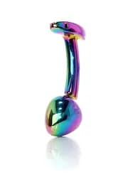 Анальна пробка - Jewellery Multicolour Curved Plug L - мініатюра 10