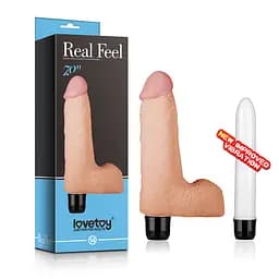 Реалистичный вибратор - 7 Real Feel Vibrator 14 Flesh Love Toy 6452LVTOY032 90037