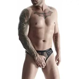 Чоловічі стрінги Regnes Fetish Planet M (чорний)