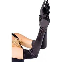 Рукавички довгі Leg Avenue Extra Long Satin Gloves black