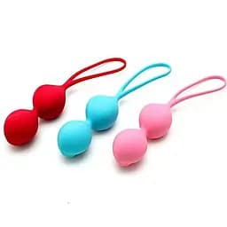 Вагінальні кульки Satisfyer V Balls діаметр 3,4 см вага  79-114-150 г монолітні 3 пари - мініатюра 2
