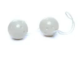 Вагінальні кульки Boss Series Duo Balls, 21 см, білий - мініатюра 2
