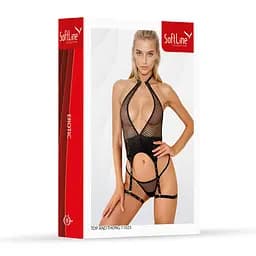 Комплект білизни SoftLine Collection 11025, XL (чорний) - мініатюра 3