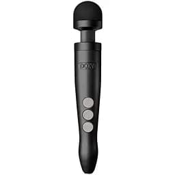 Вибромассажер Doxy Die Cast 3R Matte Black перезаряжаемый металлический корпус