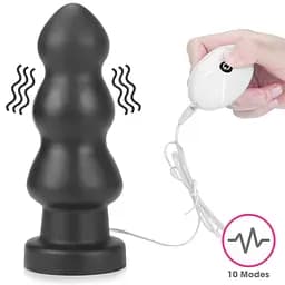 Анальна пробка - King-Sized Vibrating Anal Rigger 7.8" - мініатюра 8