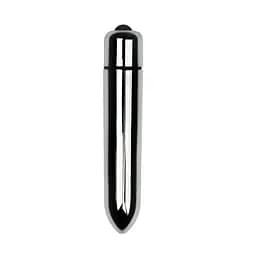 Вібропуля X-Basic Bullet Long 10 швидкостей срібна - мініатюра 1