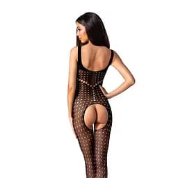 Бодістокінг з доступом до інтимних місць Passion BS078 black One size - мініатюра 2