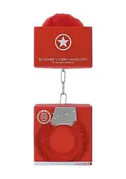 Наручники Beginners Handcuffs Furry - Red Ouch! 36-OU002RED 101708 - мініатюра 6