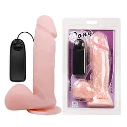 Вібратор Dong Vibrating Dildo Flesh - мініатюра 9