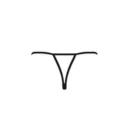 Мереживні трусики VIOLANTE THONG black - Passion Exclusive L/XL - мініатюра 6