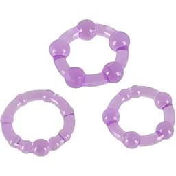Набор эрекционных колец You2Toys Get Hard 3 шт. фиолетовый