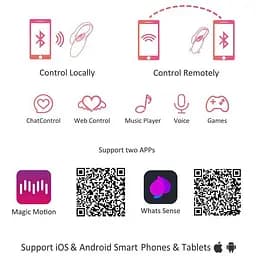 Віброяйце з керуванням зі смартфона Magic Motion Flamingo 7.2 см рожевий - мініатюра 6