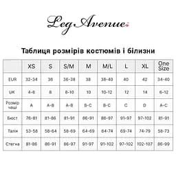 Еротичний костюм Leg Avenue Sinful Sister S чорний - мініатюра 4