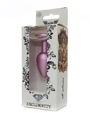 Анальна пробка - Jewellery Pearl Pink Plug Clear S - мініатюра 8