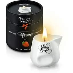 Массажная свеча Plaisirs Secrets Strawberry (80 мл)