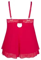 Сорочка Cottelli Curves, 3XL (червоний) - мініатюра 6