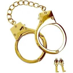 Наручники Taboom Gold Plated BDSM Handcuffs 65 см золотий