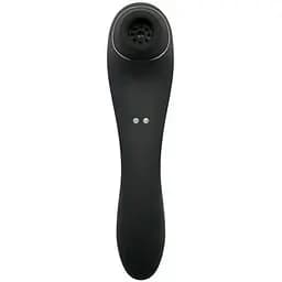 Вакуумний стимулятор з вібрацією Wooomy Smoooch Black Clitoral Suction & Vibration - мініатюра 2