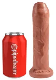Фалоімітатор King Cock Uncut 7 Tan 16.5 см тілесний - мініатюра 2
