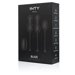 Набір вагінальних кульок INTY Toys Blaze 3 шт (чорний) - мініатюра 6