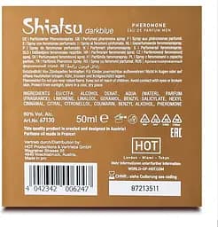 Парфуми з феромонами чоловічі Shiatsu Pheromone Fragrance men darkblue 50 ml - мініатюра 3