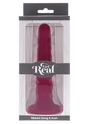 Фалоімітатор ToyJoy Ribbed Dong 6 Inch 16 см (рожевий) - мініатюра 7