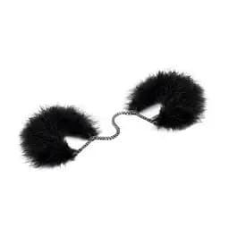 Пухнасті наручники Bijoux Indiscrets Za za zu feahter handcuffs, пір'яні, подарункова упаковка