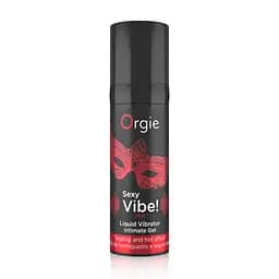 Рідкий вібратор Sexy Vibe, 15 мл вібрація + зігрівальний ефект Orgie (Бразилія-Португалія) - мініатюра 3