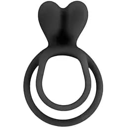 Ерекційне кільце Glamy Double Cockring 6.3 см чорний