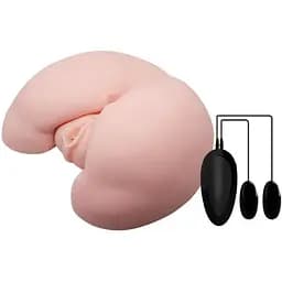 Реалистичный мастурбатор Crazy Bull Realistic Vagina and Ass телесный