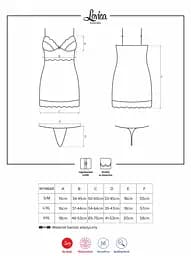 Еротичний комплект Obsessive Lovica S/M червоний - мініатюра 4
