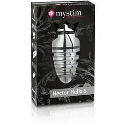 Металева анальна пробка Mystim Hector Helix S для електростимулятора діаметр 4 см - мініатюра 3