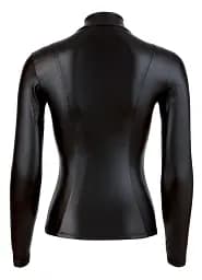 Топ Cottelli Party Long Sleeve Zip, S (чорний) - мініатюра 4