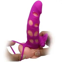 Насадка на пеніс Pretty Love Vibrating Penis Sleeve 15.2 см рожевий - мініатюра 3