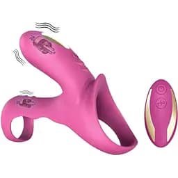 Віброкільце Boss Series Ranger Penis Ring 10.9 см рожевий