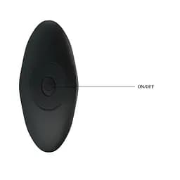 Анальна пробка - Pretty Love Anal Plug Vibrating Massager Black Baile BI-040067 89334 - мініатюра 4
