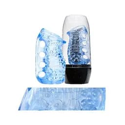 Мастурбатор Fleshlight Fleshskins Grip Blue Ice, надійна фіксація на руці, відмінно для пар та мінет - мініатюра 6