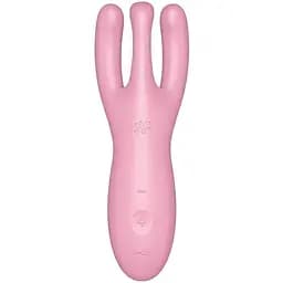Кліторальний смарт вібратор Satisfyer Threesome 4 Pink із трьома пальчиками