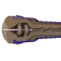 Мастурбатор Fleshlight Boost Blast Female Medium Dark Flesh - мініатюра 4