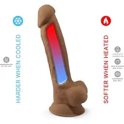 Фалоімітатор SilexD Johnny Caramel (MODEL 1 Size 7in) - мініатюра 5