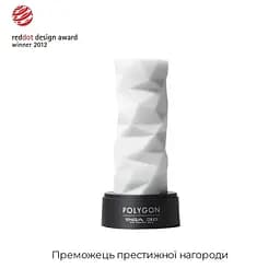 Мастурбатор Tenga 3D Polygon, дуже ніжний, з антибактеріального еластомеру зі сріблом - мініатюра 3