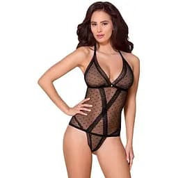 Боді Obsessive 876-TED-1 L/XL чорний