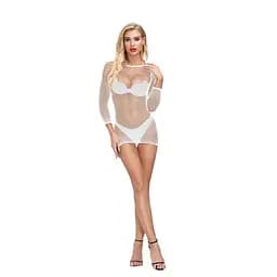 Міні-сукня відкрита та спокуслива S/M/L Білий K0758-2 - мініатюра 7