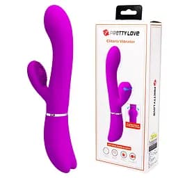 Вібратор Pretty Love Clitoris Vibrator Purple - мініатюра 1