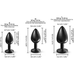 Анальна пробка Dorcel Onix Plug S - мініатюра 4